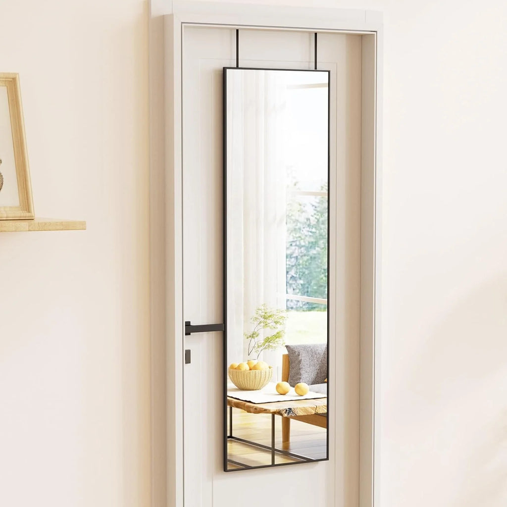 Adjustable Height Door Mirror - 50"L x 16"W