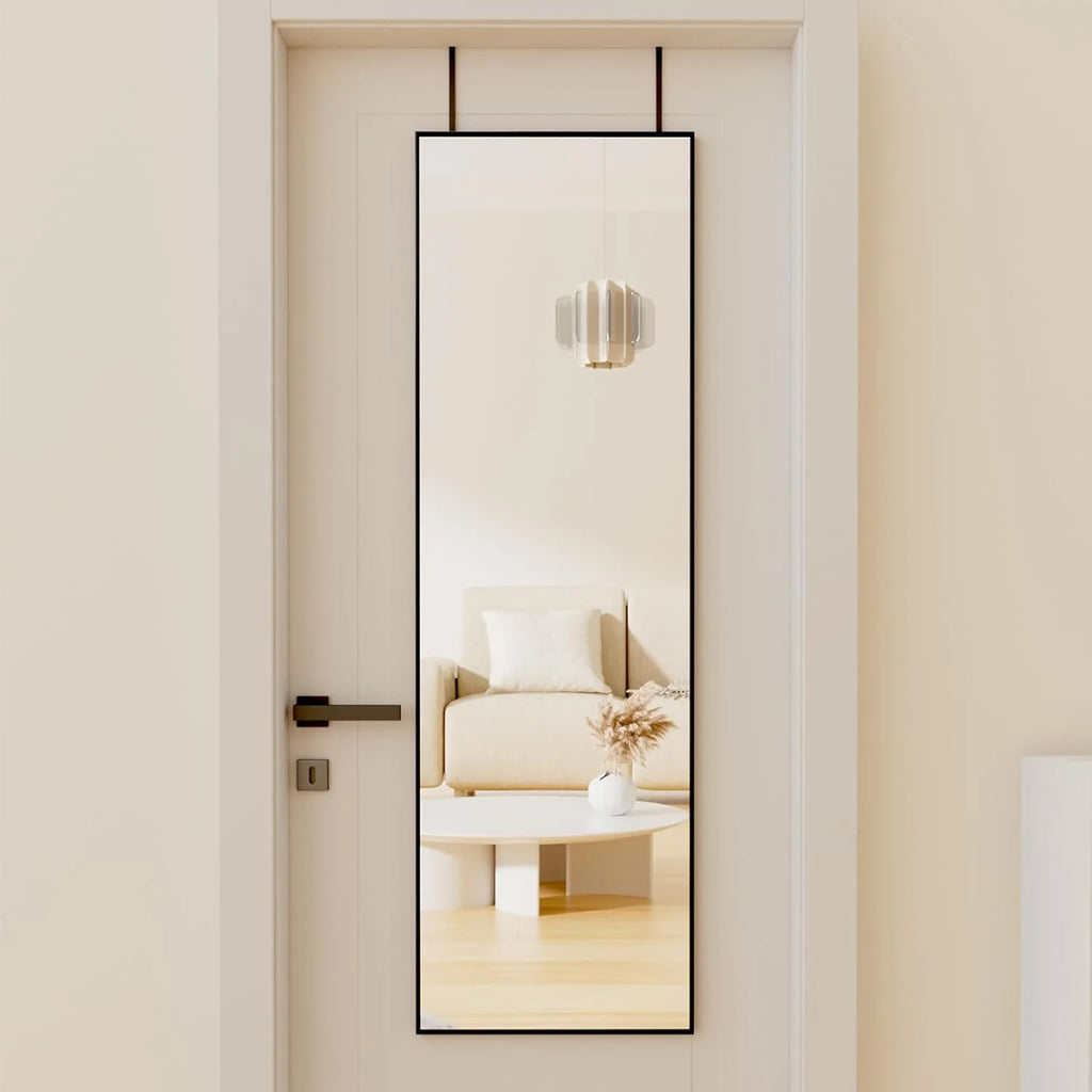 Adjustable Height Door Mirror - 50"L x 16"W