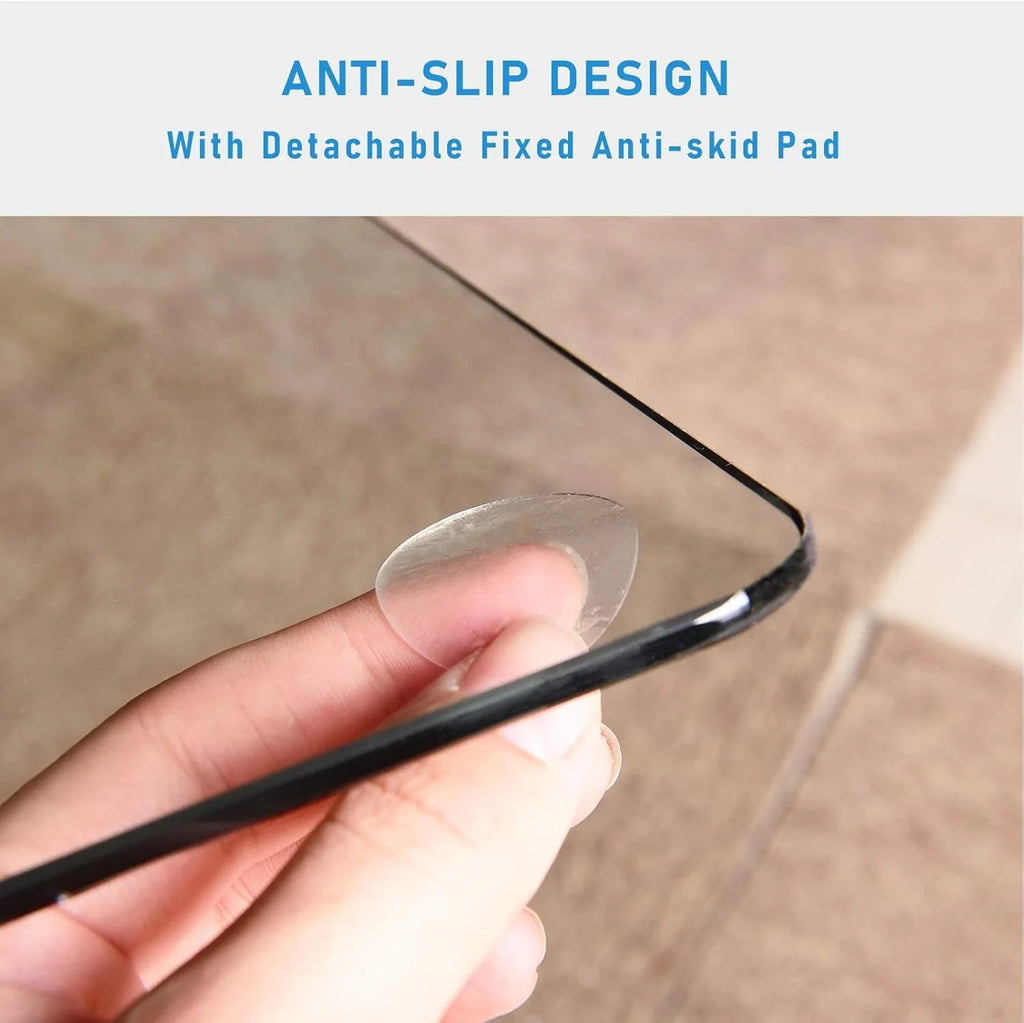 Thick Tempered Glass Floor Mat-55"L x 46"W