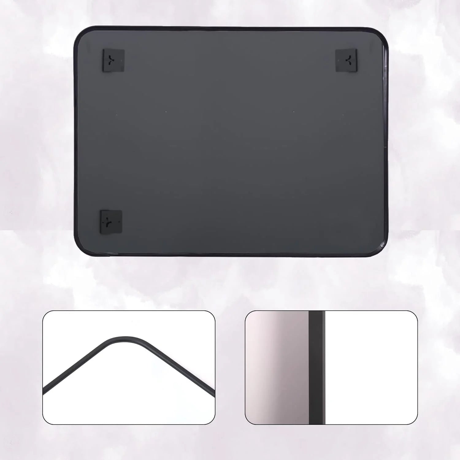 Wall Mirror with Rounded Corners