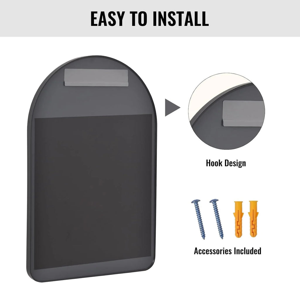 Modern Wall Mirror with Rounded Corners