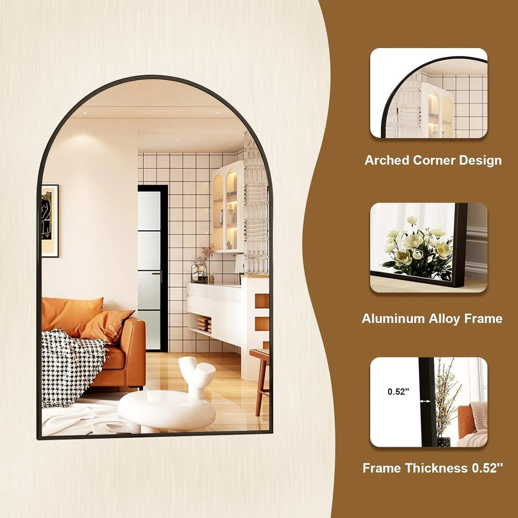 Aluminum Alloy Frame Wall Mirror