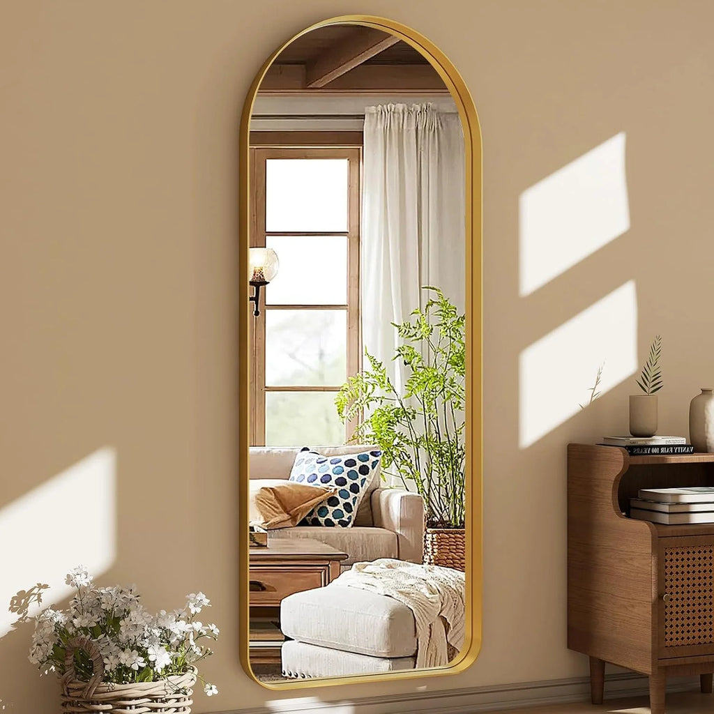 Floor Mirror with Deep Aluminum Alloy Frame