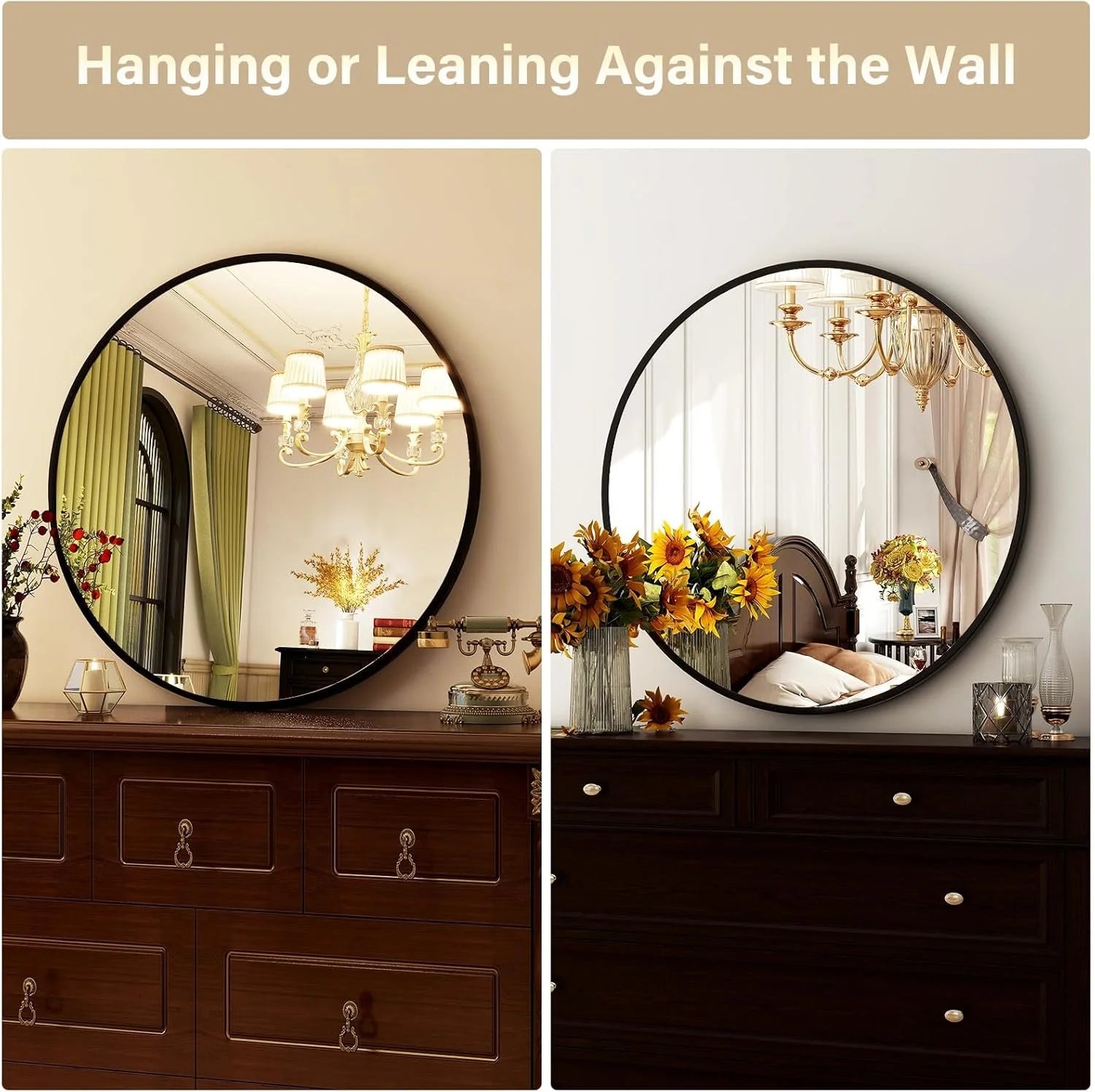 HD Bathroom Round Mirror