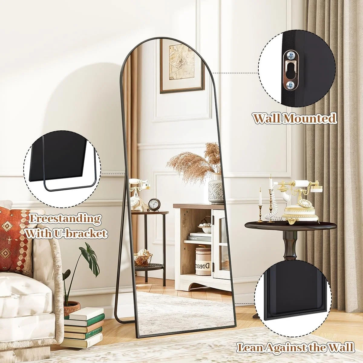 HD Arched Full Length Mirror