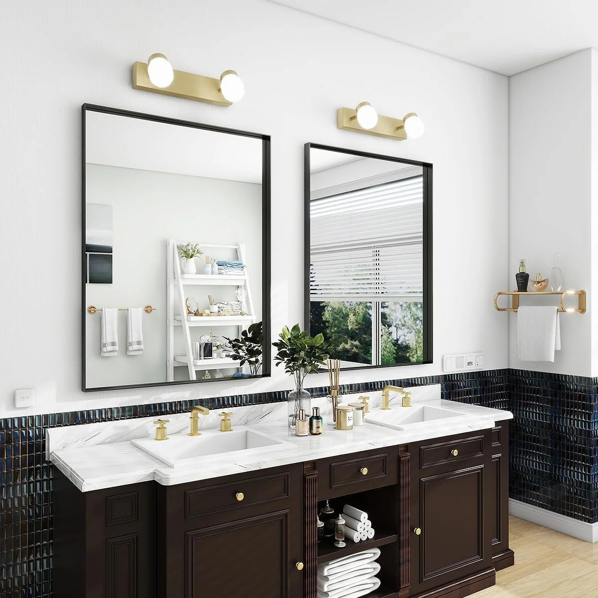 Wall Mounted Metal Frame Mirror