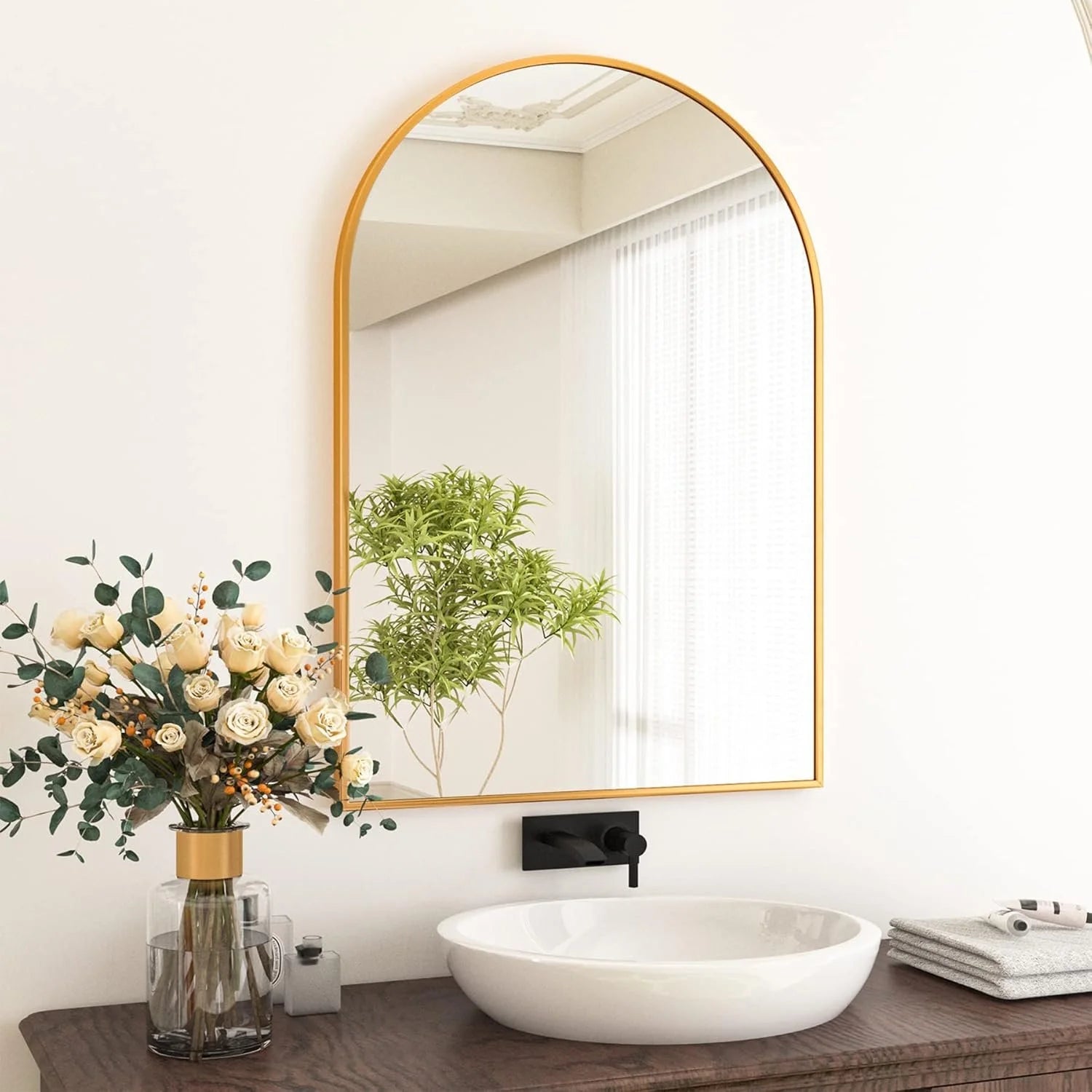 Aluminum Alloy Frame Wall Mirror