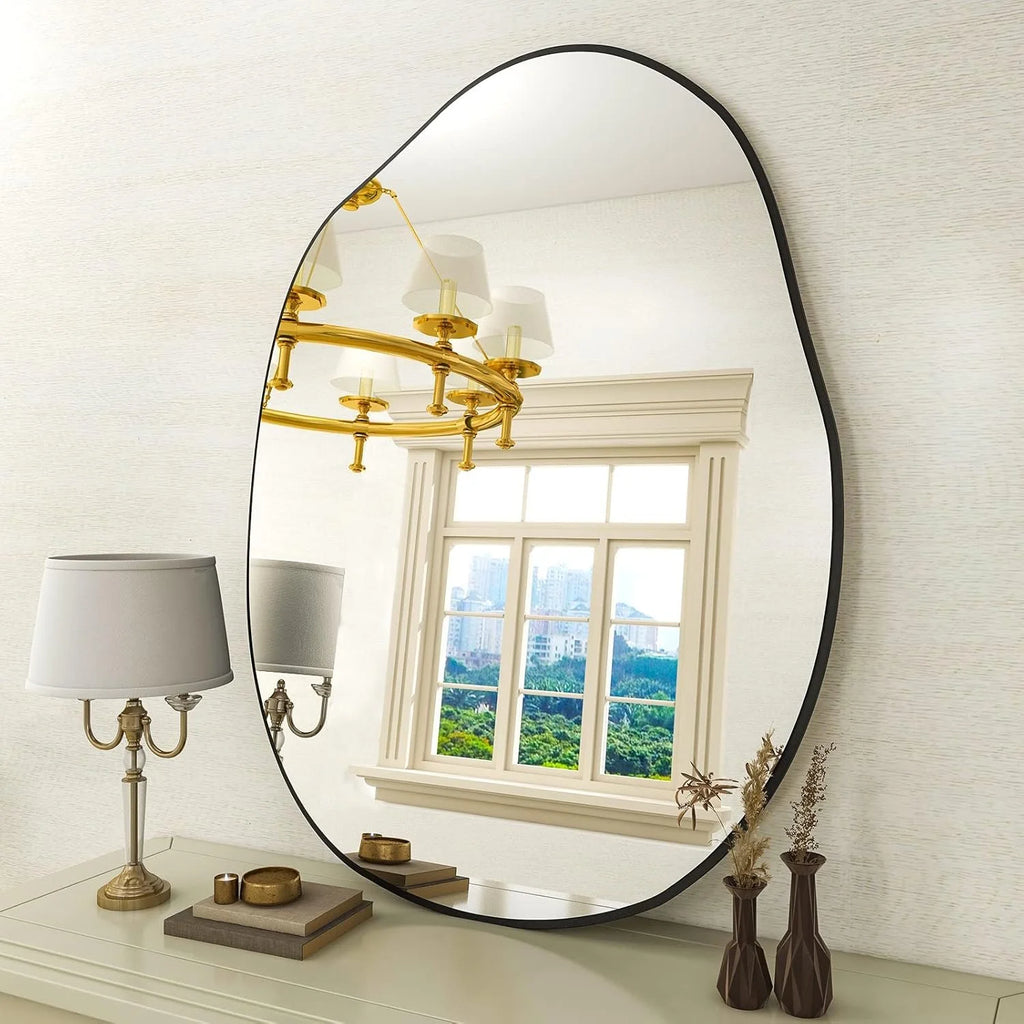 Irregular Shaped Bathroom Mirror