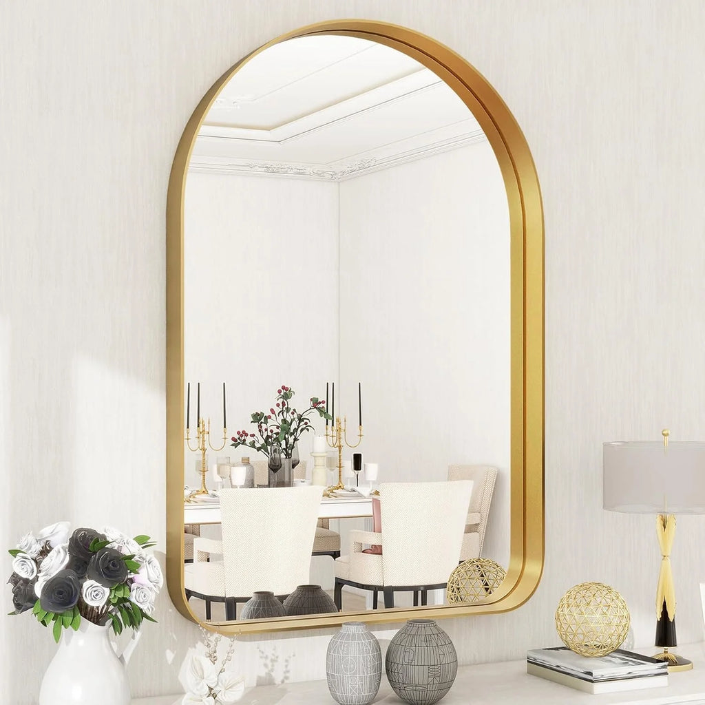 Modern Wall Mirror with Rounded Corners