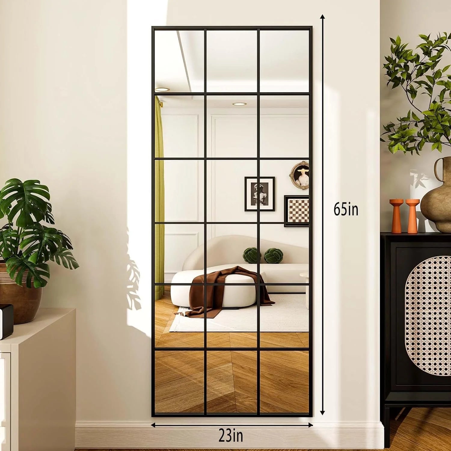 Grid Full Length Mirror