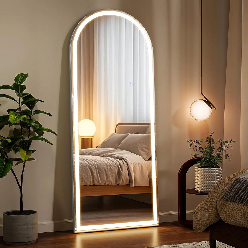 Arched LED Full Length Mirror