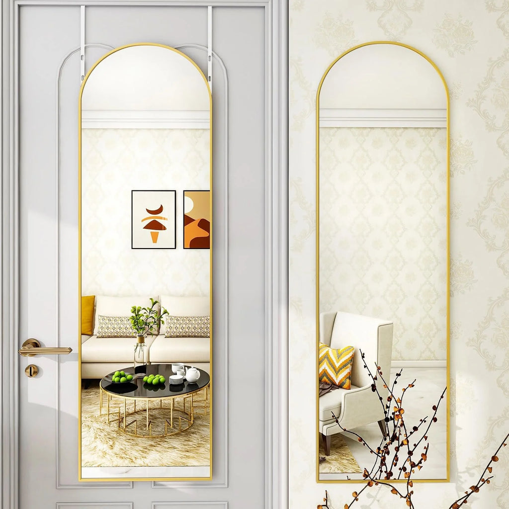 Arched Door Mirror -48"L x 14"W