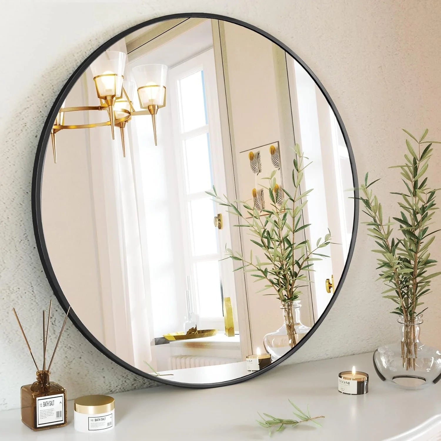 HD Bathroom Round Mirror