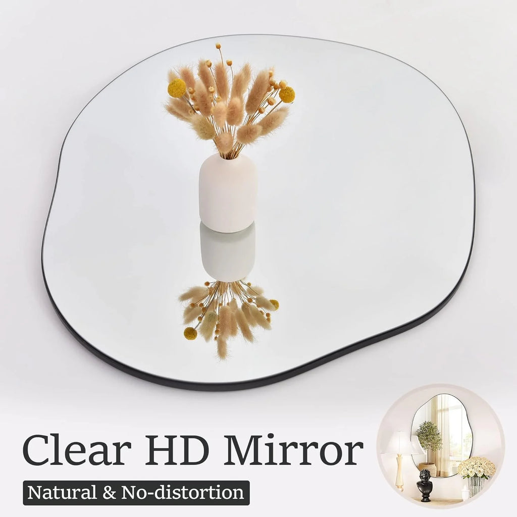 Irregular Shaped Bathroom Mirror