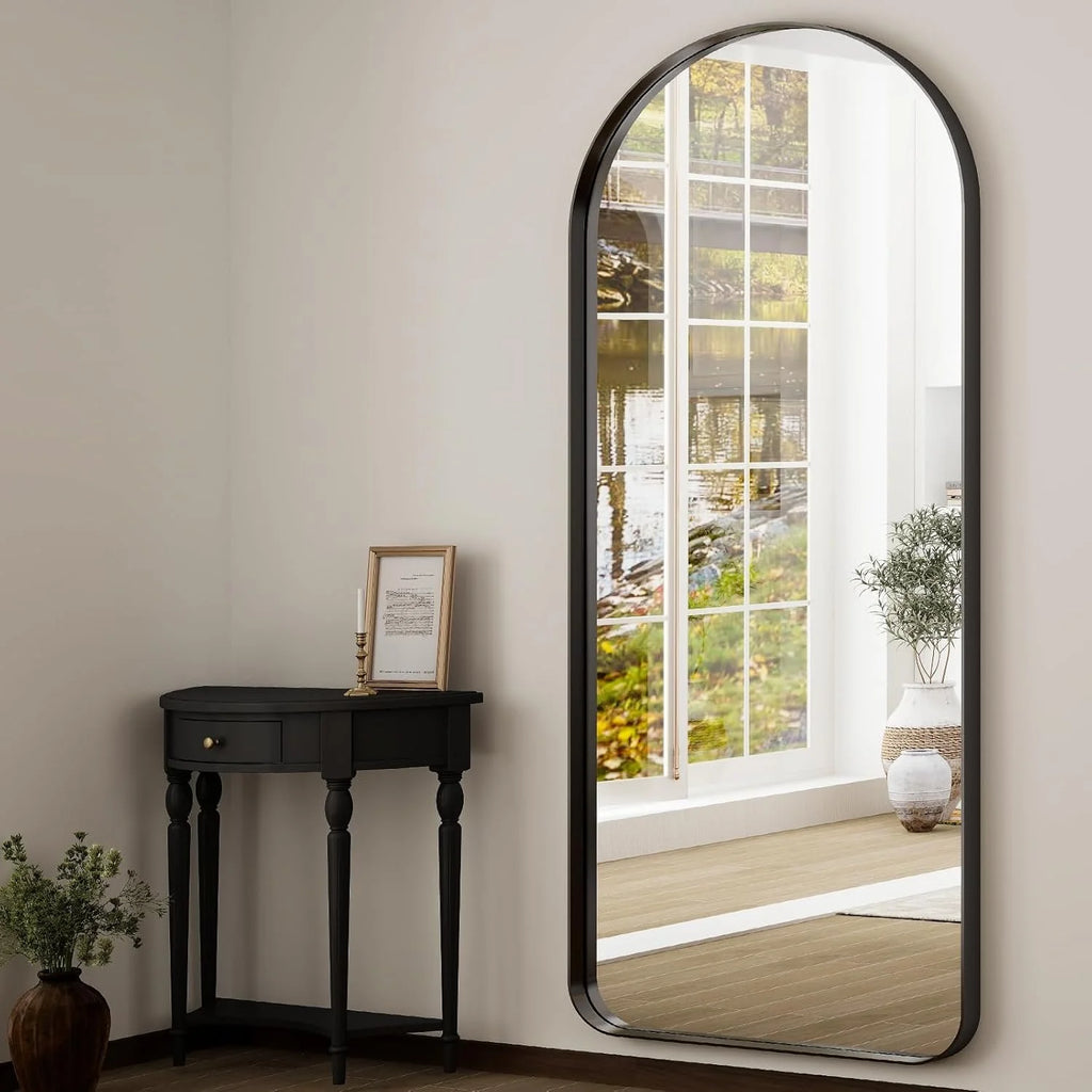 Floor Mirror with Deep Aluminum Alloy Frame