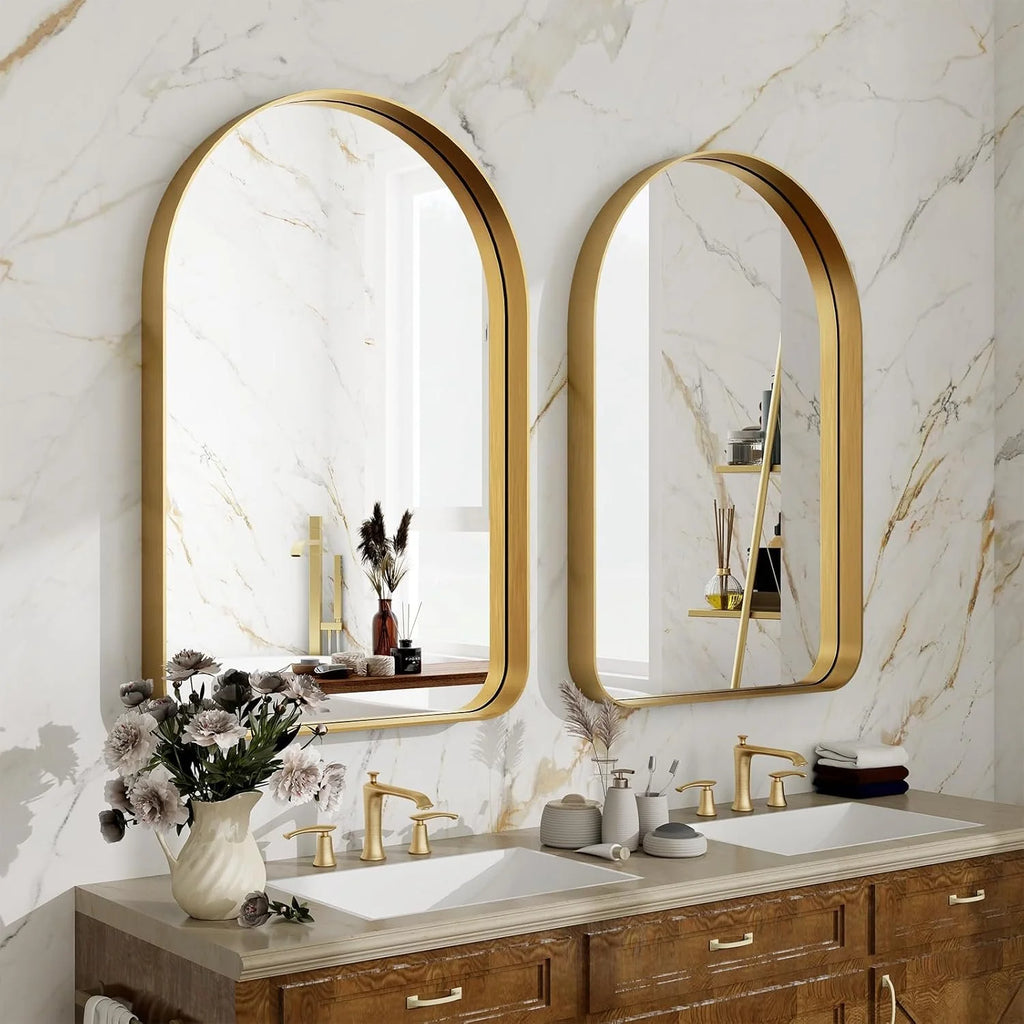 Modern Wall Mirror with Rounded Corners