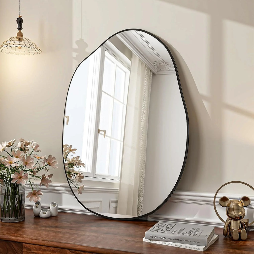 Irregular Shaped Bathroom Mirror