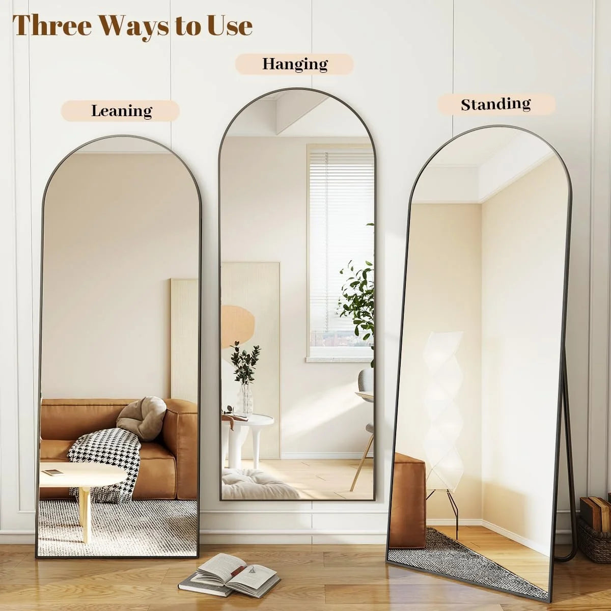 Oversized Arched Full Length Mirror