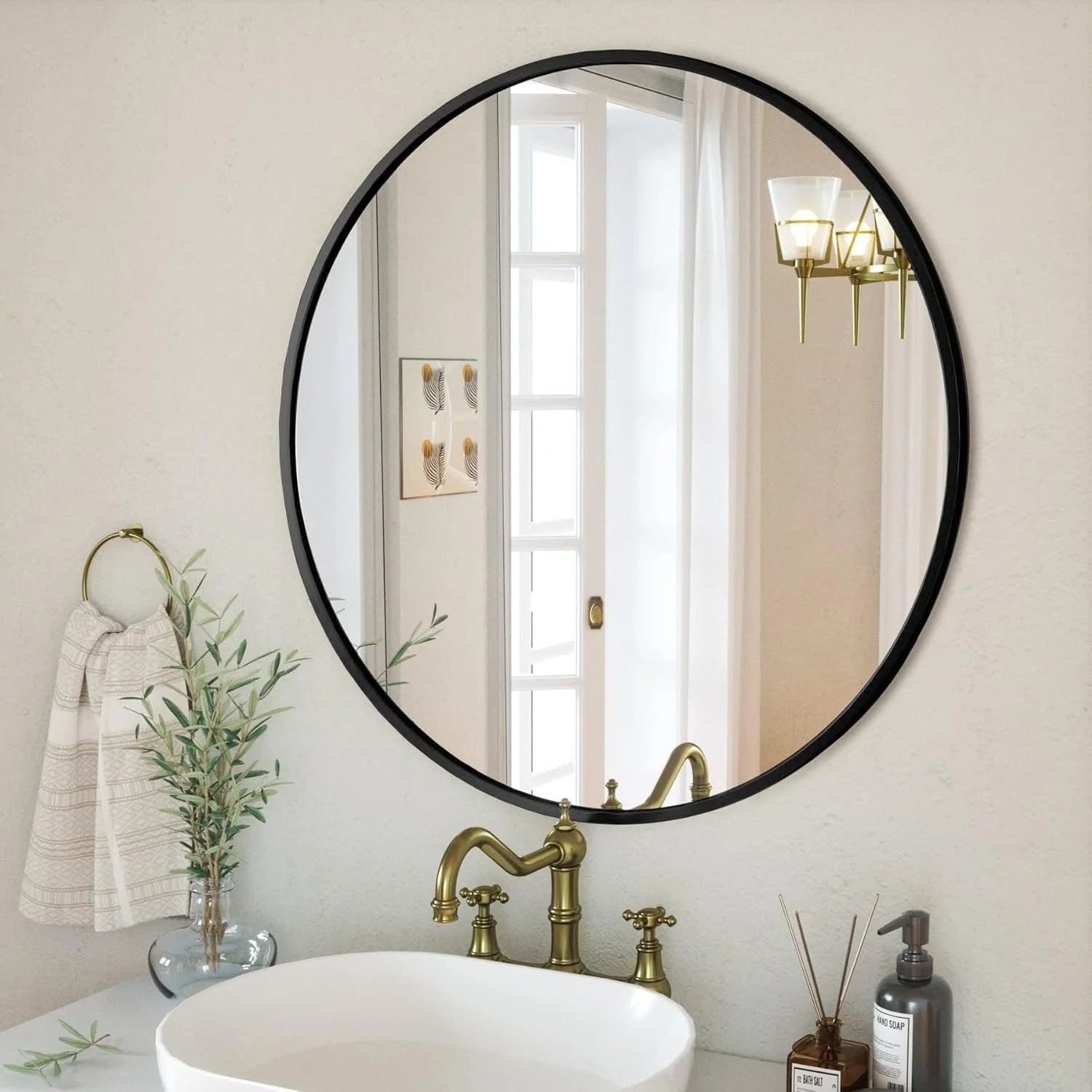 18"-Round Vanity Mirror