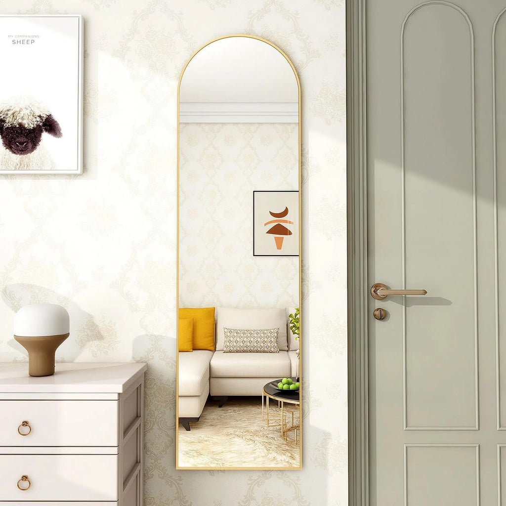 Arched Door Mirror -48"L x 14"W