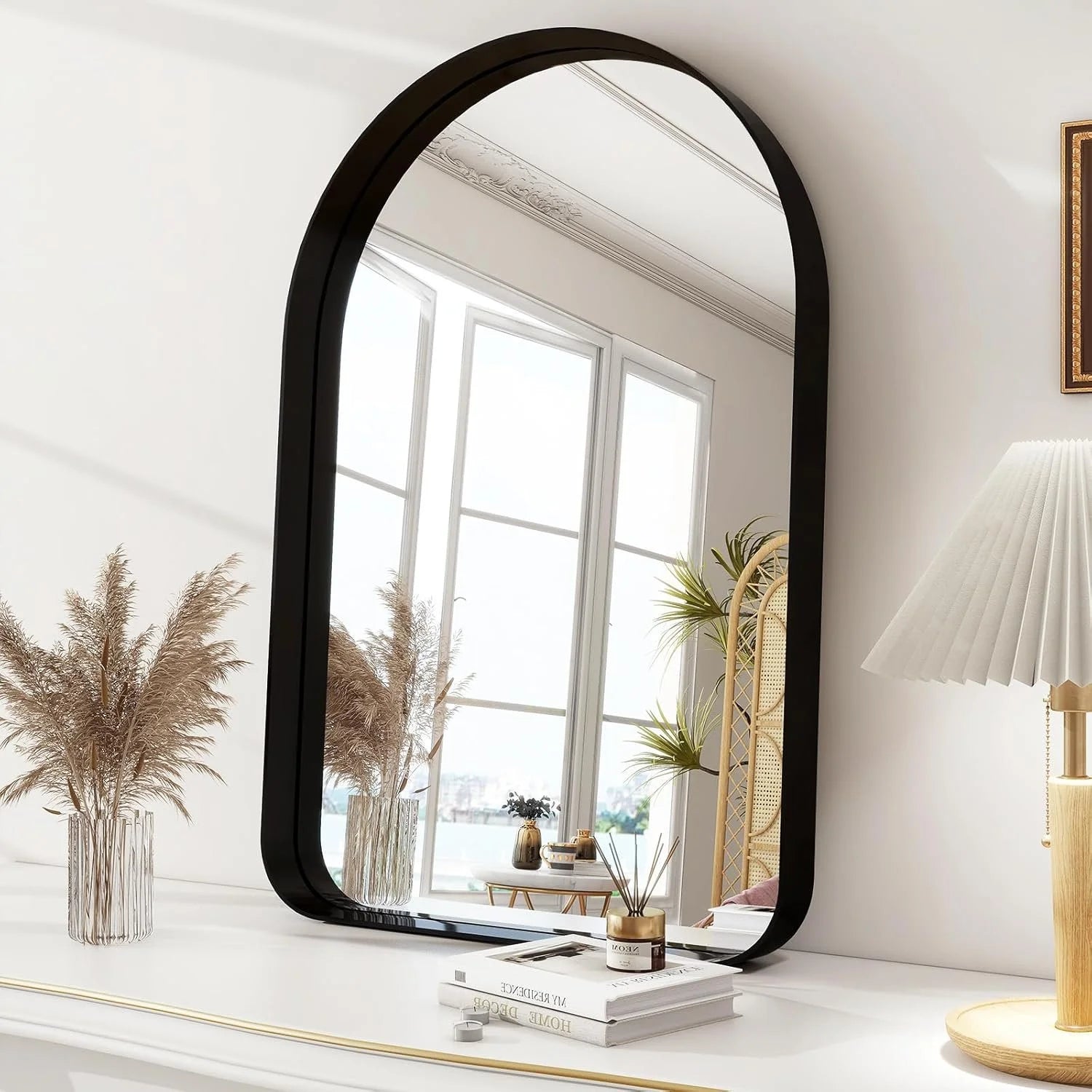 Modern Wall Mirror with Rounded Corners