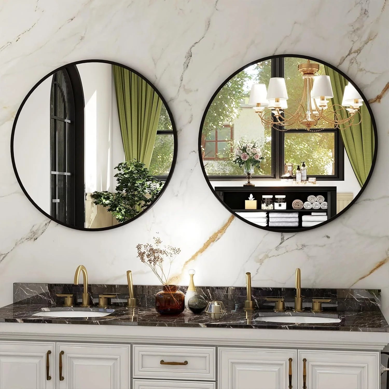 HD Bathroom Round Mirror
