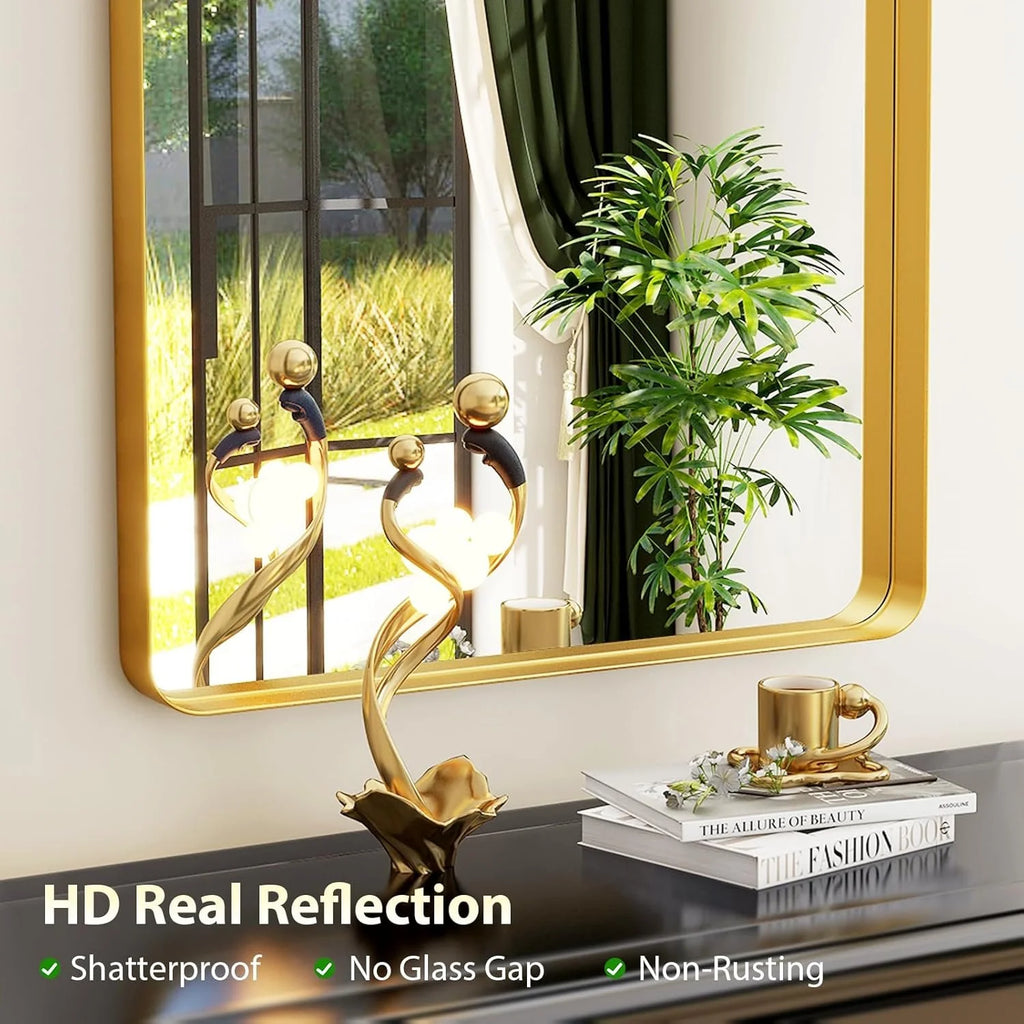 Floor Mirror with Deep Aluminum Alloy Frame