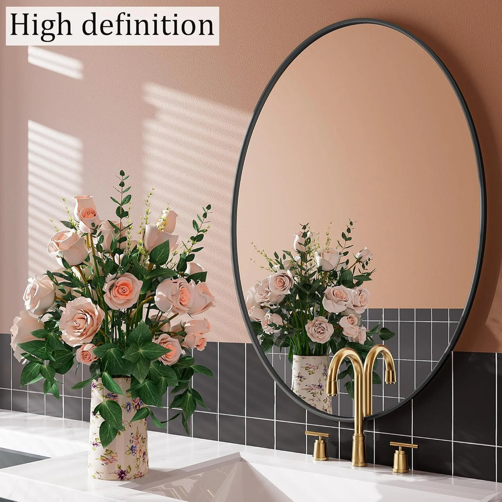 HD Oval Wall Mirror