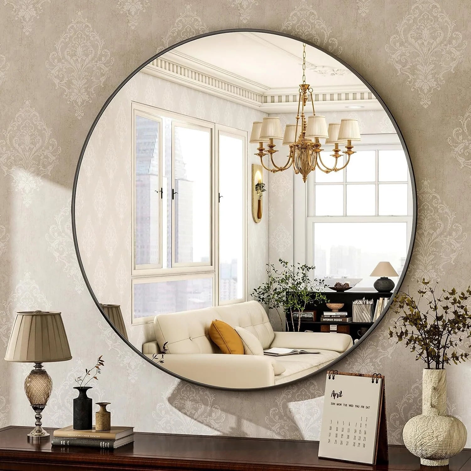 HD Bathroom Round Mirror