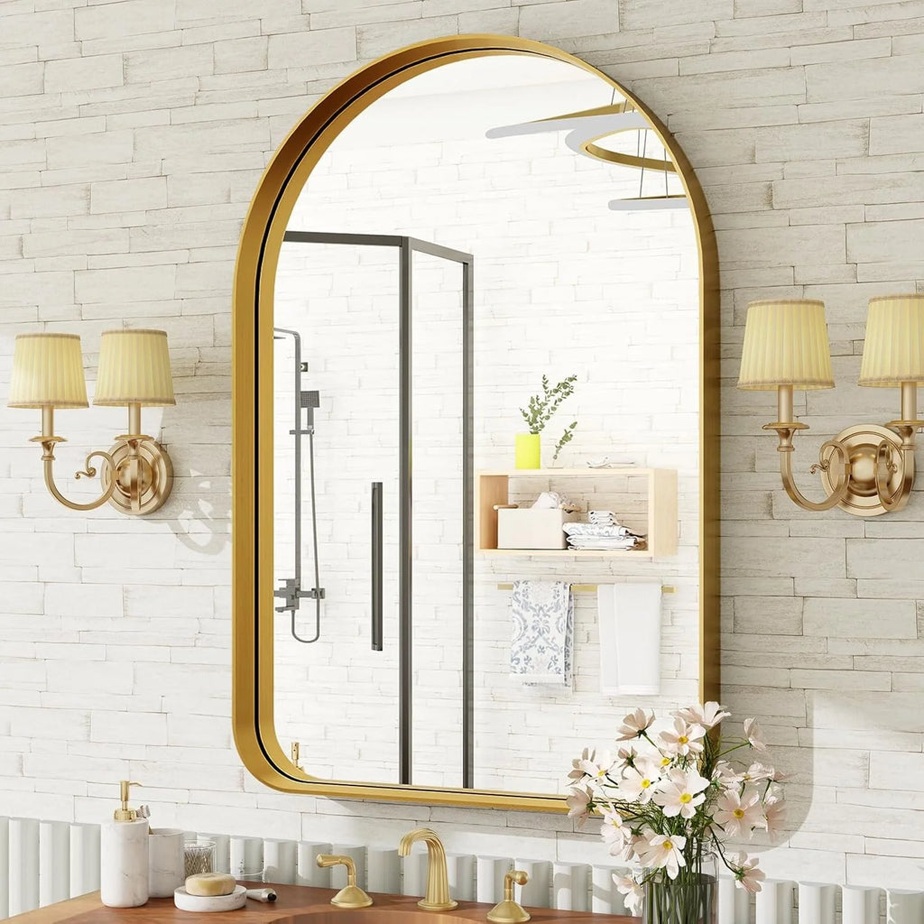 Modern Wall Mirror with Rounded Corners