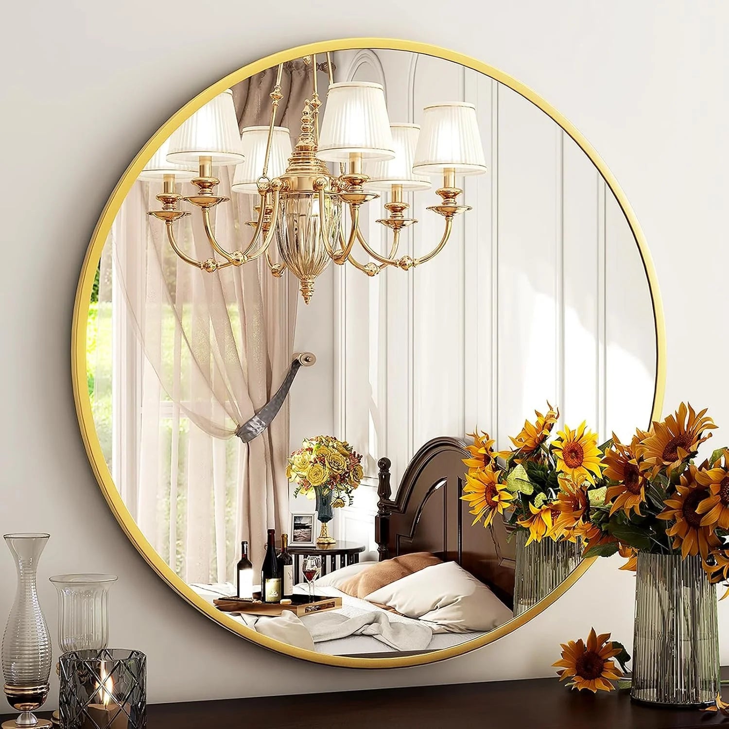 HD Bathroom Round Mirror