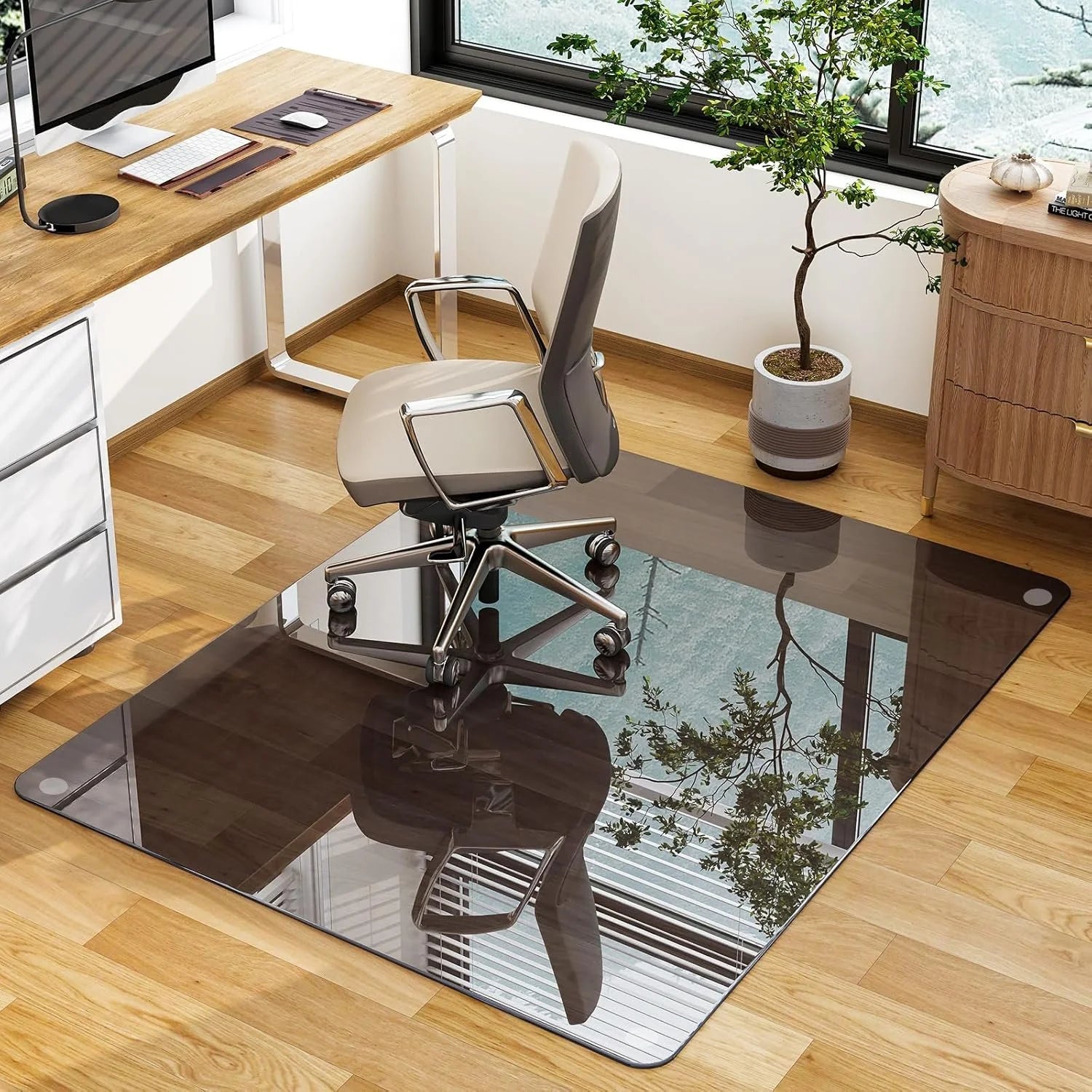 Tempered Glass Floor Mat