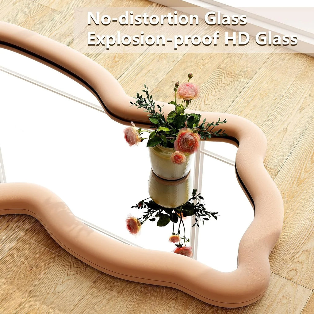 Cartoon Flannel Framed Full Length Mirror - 63"L x 24"W