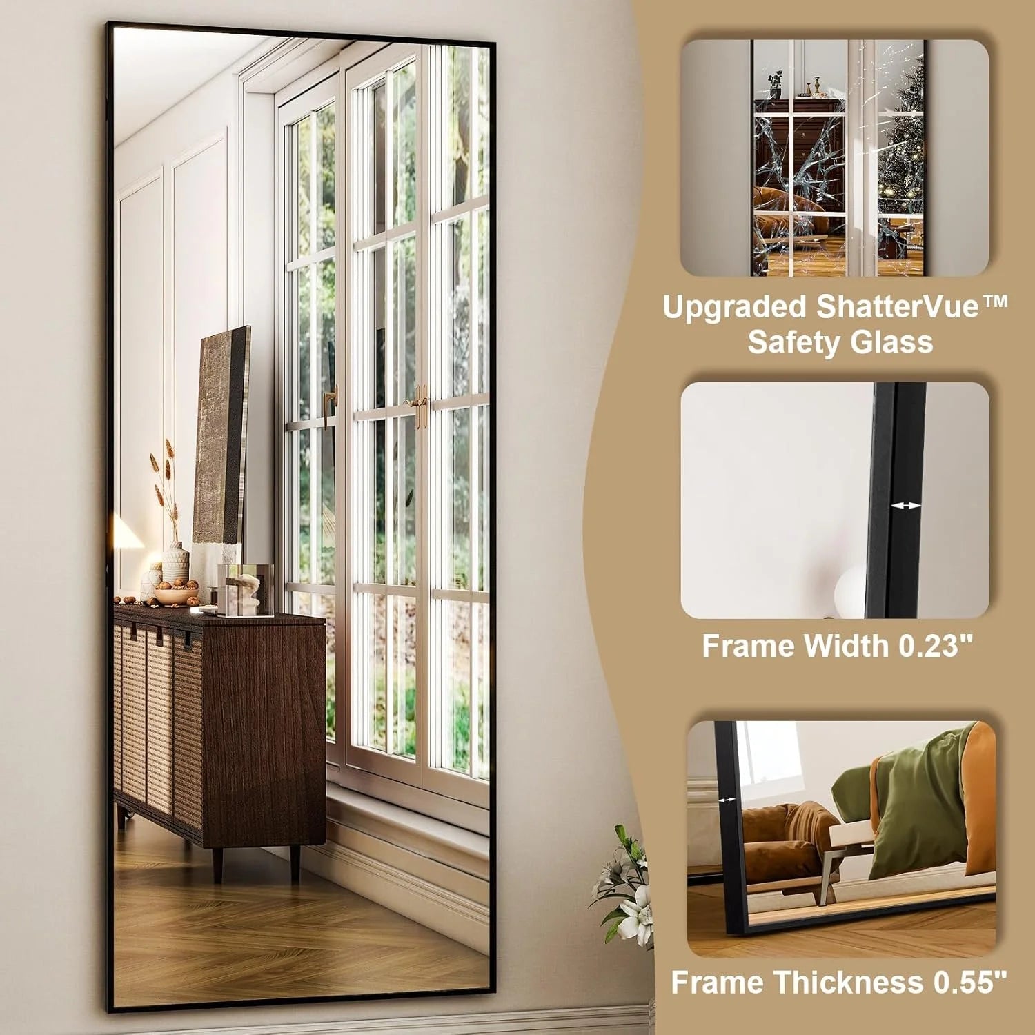 Full Length Mirror with Stand